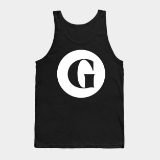 G (Letter Initial Monogram) Tank Top